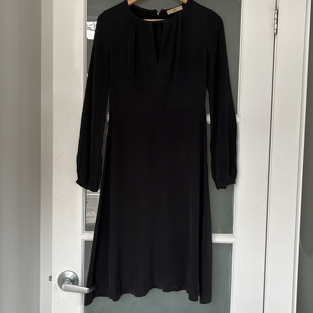 ORLA KIELY black silk dress, size 2 *as is